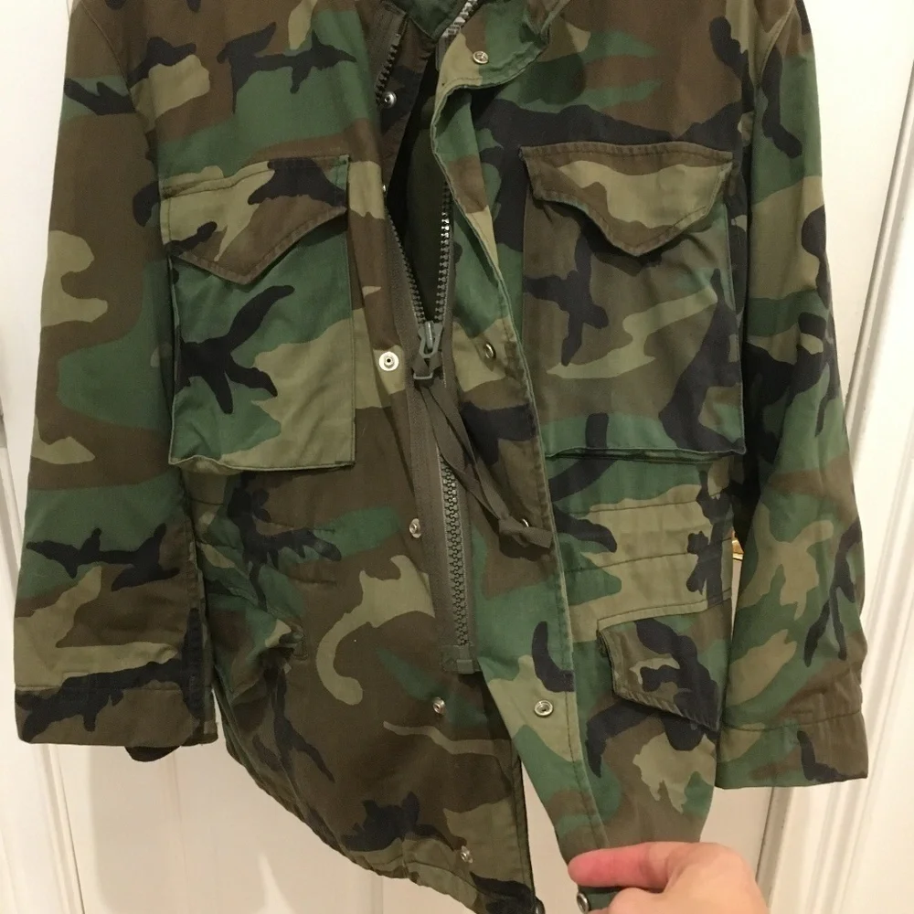 VINTAGE US MILITARY MENS FIELD COAT JACKET